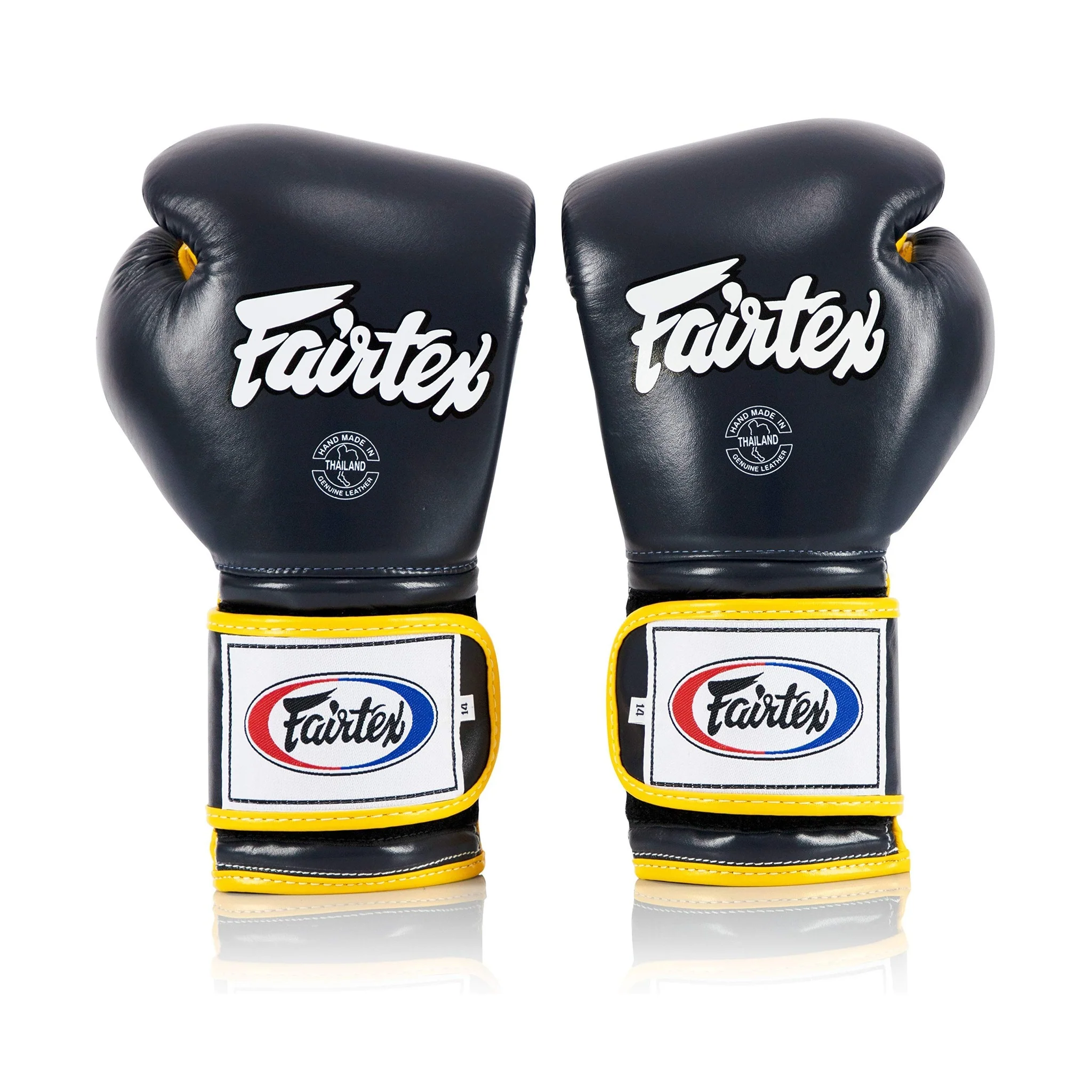 Fairtex BGV9 Mexican Style Blue Yellow Muay Thai Boxing Glove - Heavy Hitter - Image 4