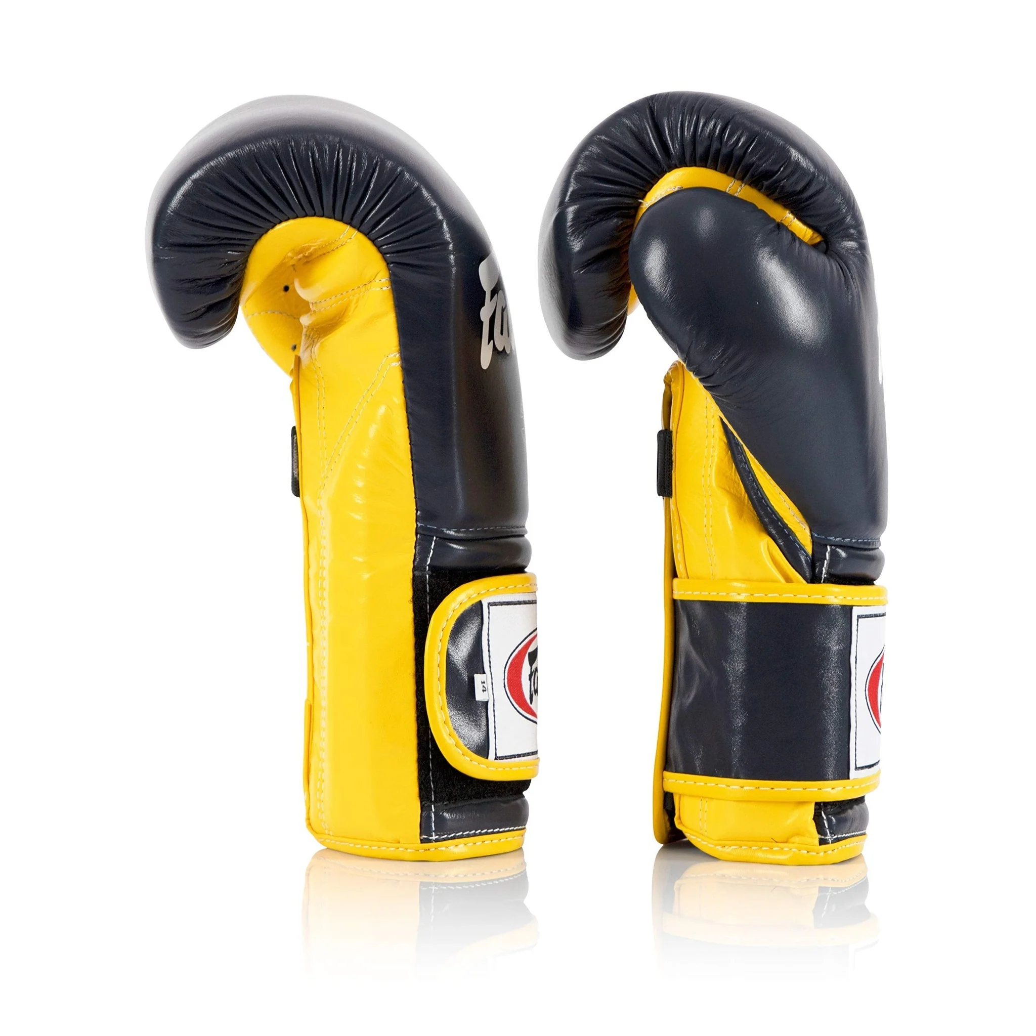 Fairtex BGV9 Mexican Style Blue Yellow Muay Thai Boxing Glove - Heavy Hitter - Image 5