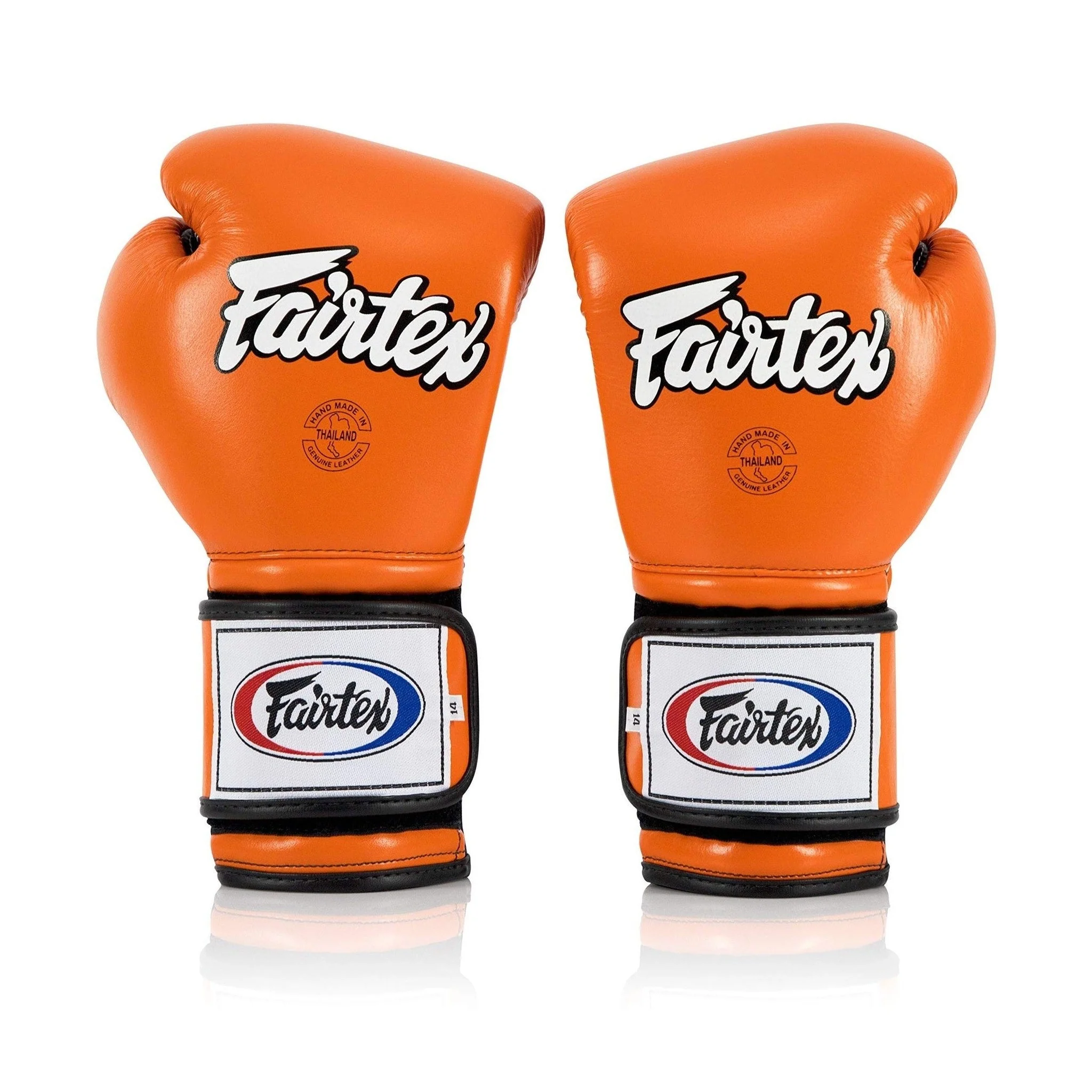 Fairtex BGV9 Mexican Style Orange Black Muay Thai Boxing Glove - Heavy Hitter - Image 4
