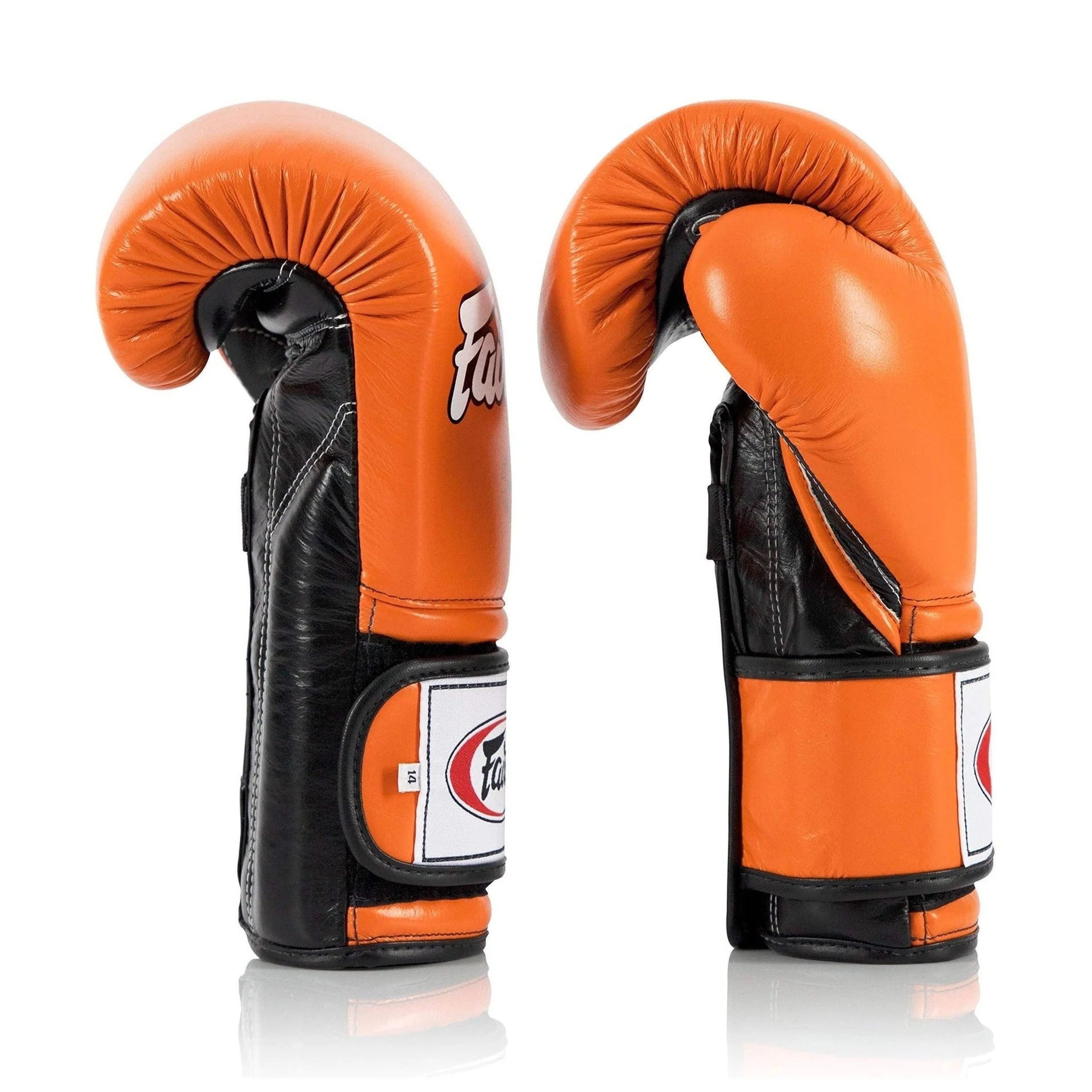 Fairtex BGV9 Mexican Style Orange Black Muay Thai Boxing Glove - Heavy Hitter - Image 5
